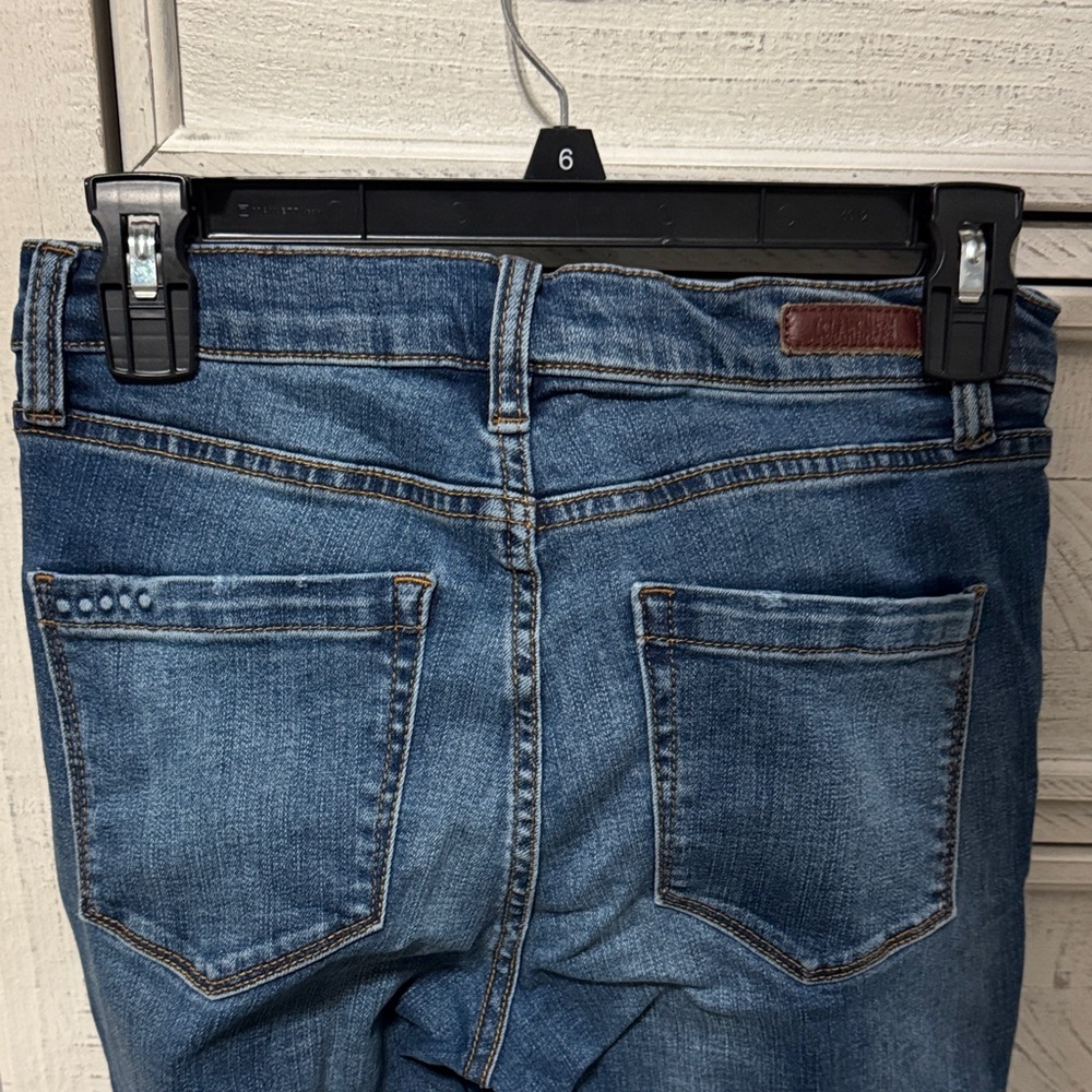 Blank NYC Dark Blue Distressed Skinny Jeans - Picture 5 of 6